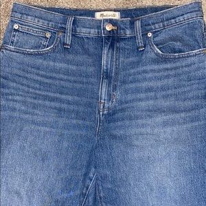 Madewell “The High-Rise Slim Crop Boy Jean” 31